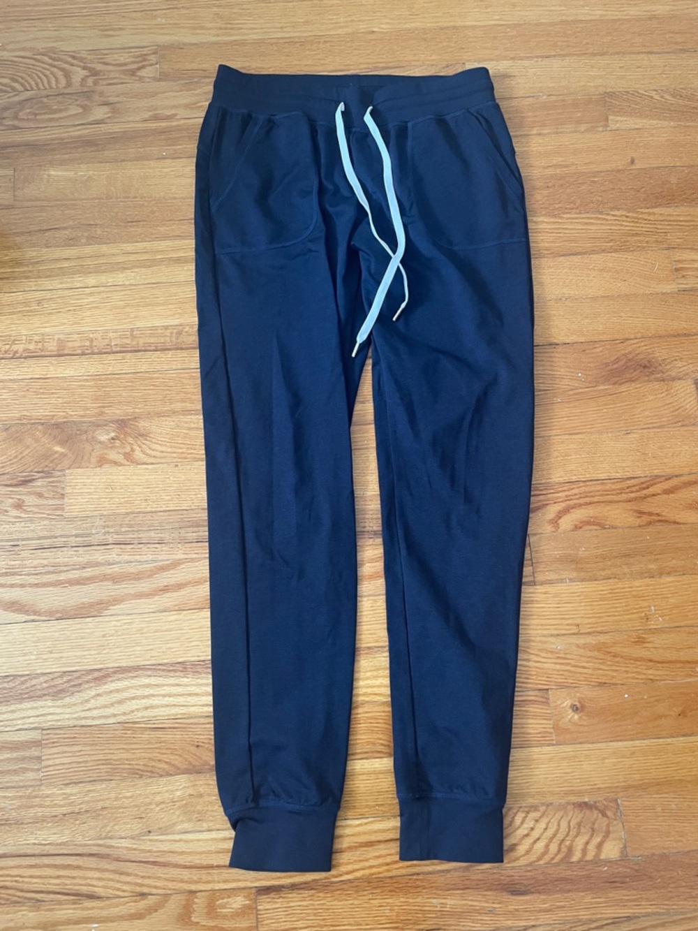 ZYIA Navy Blue Women's cozy Jogger Pants with Drawstring